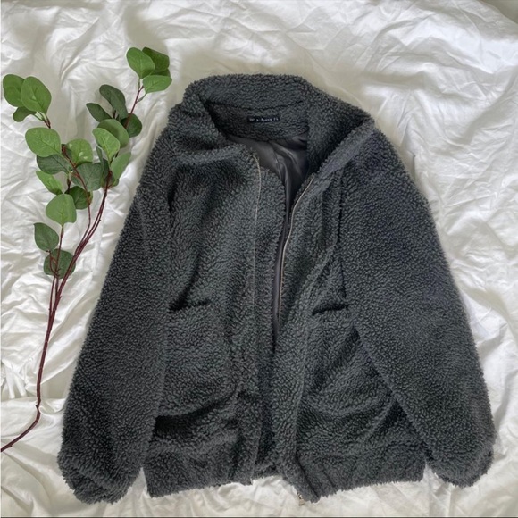Oversized teddy Sherpa jacket - Picture 1 of 1